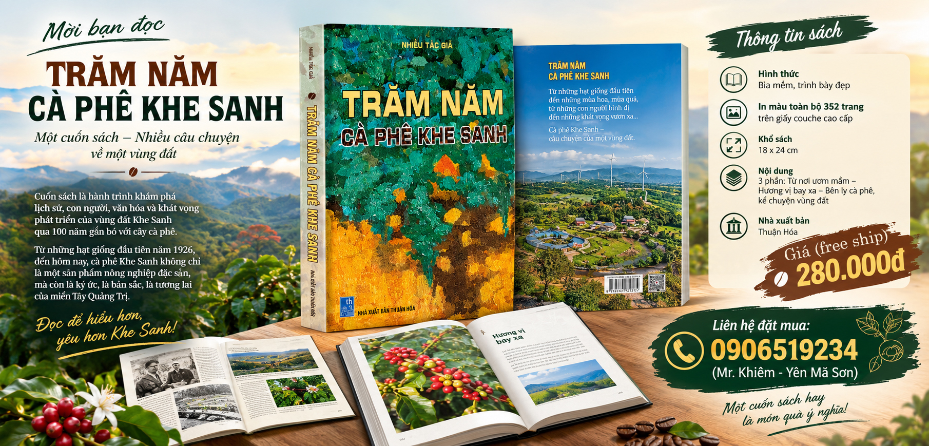 Mời bạn đọc Trăm Năm Cà Phê Khe Sanh - Giá bán 280.000đ